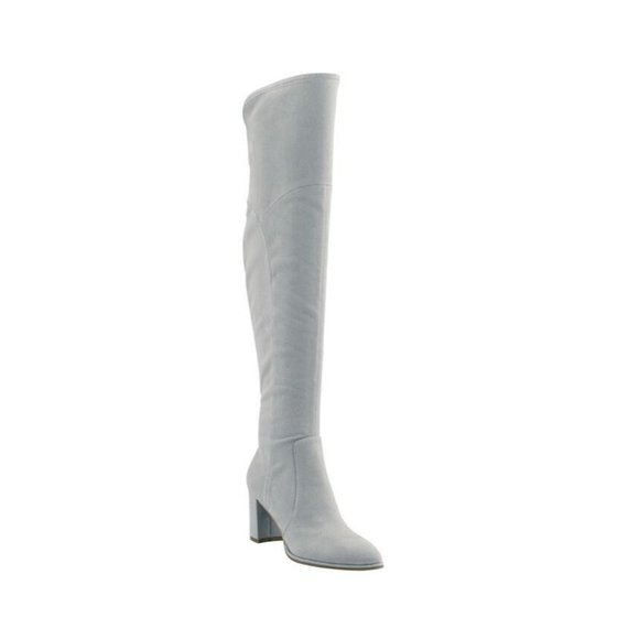 Marc Fisher Luley Light Gray Over The Knee Boot NIB Women's 8.5 M - Picture 1 of 1